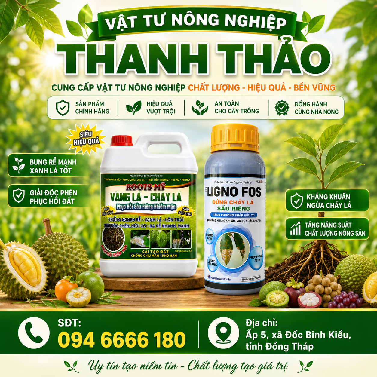 mua phân bón lá tại Đồng Tháp